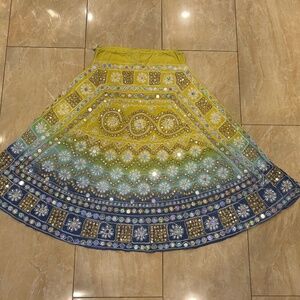Fun and Elegant Sequin Embroidery Glitter Skirt